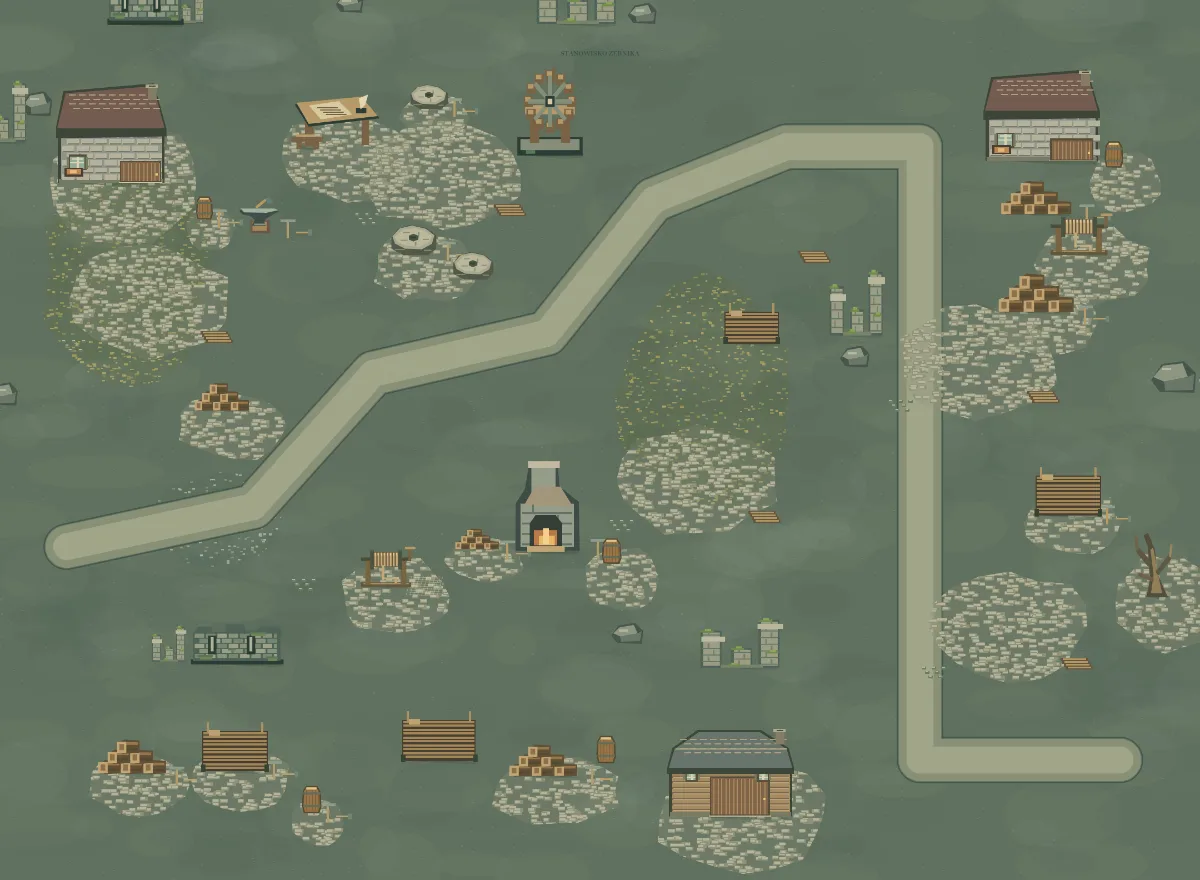 Mapa okolicy: Warsztat Zębów