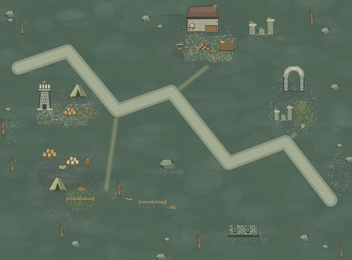 Mapa okolicy: Wartownia Zamkniętej Sieni