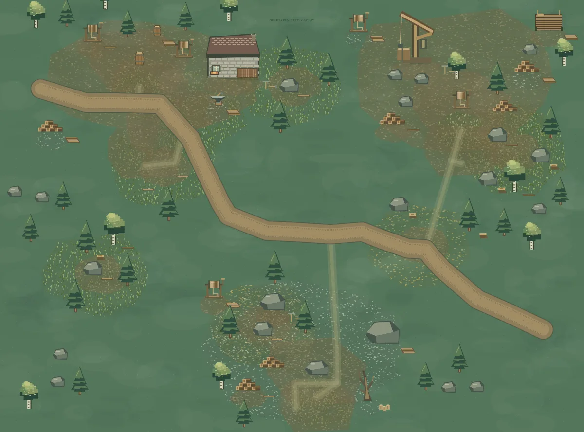 Mapa okolicy: Skarpa Pękniętej Obejmy