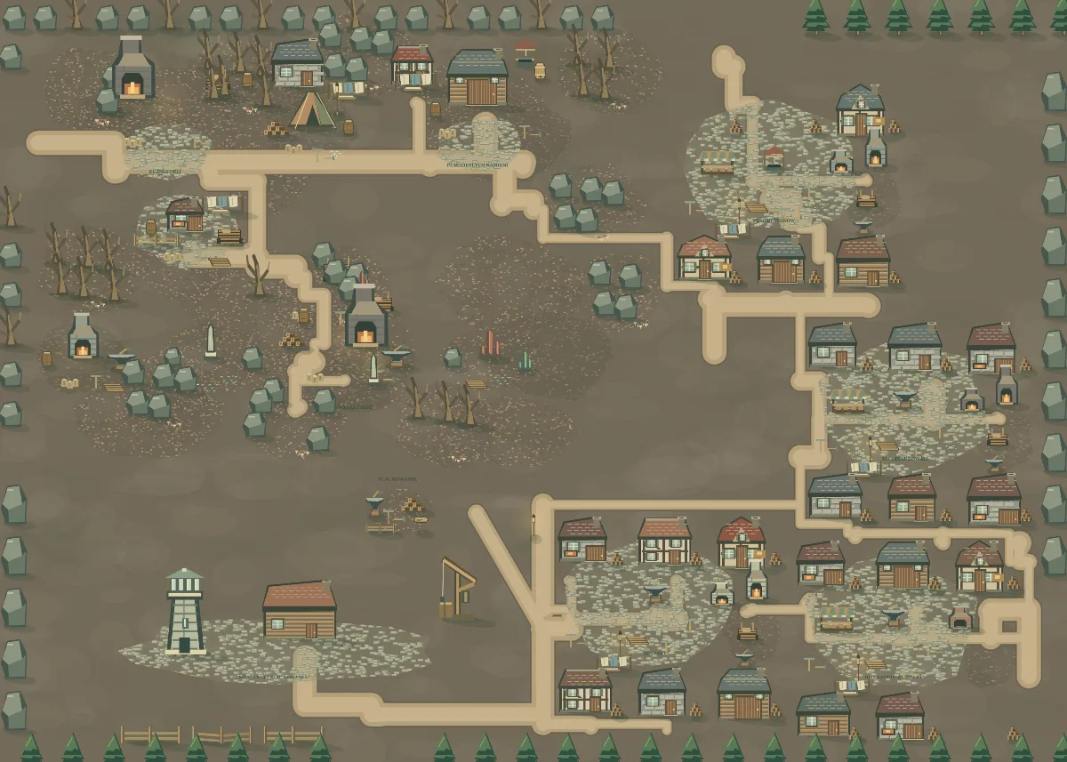 Mapa okolicy: Osada Żaru