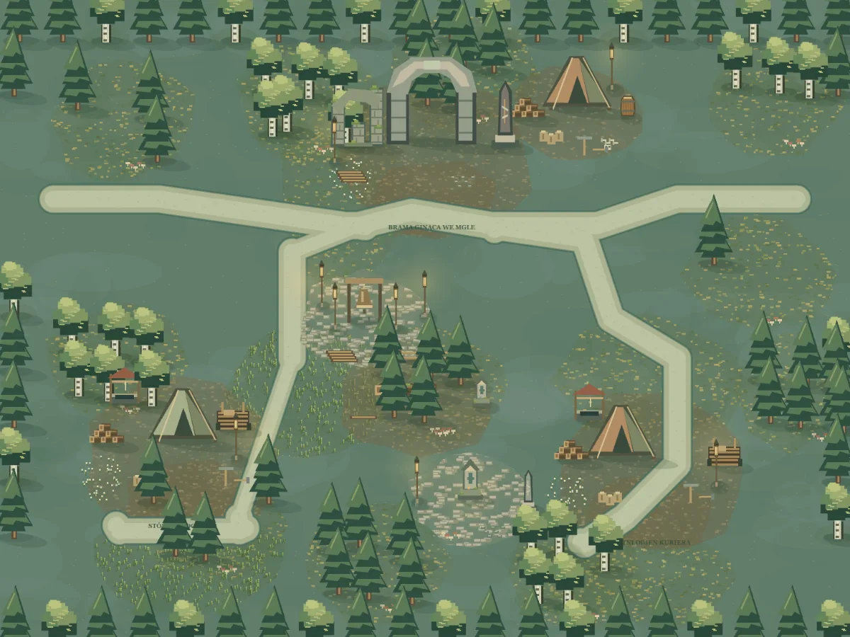 Mapa okolicy: Brama Mgły