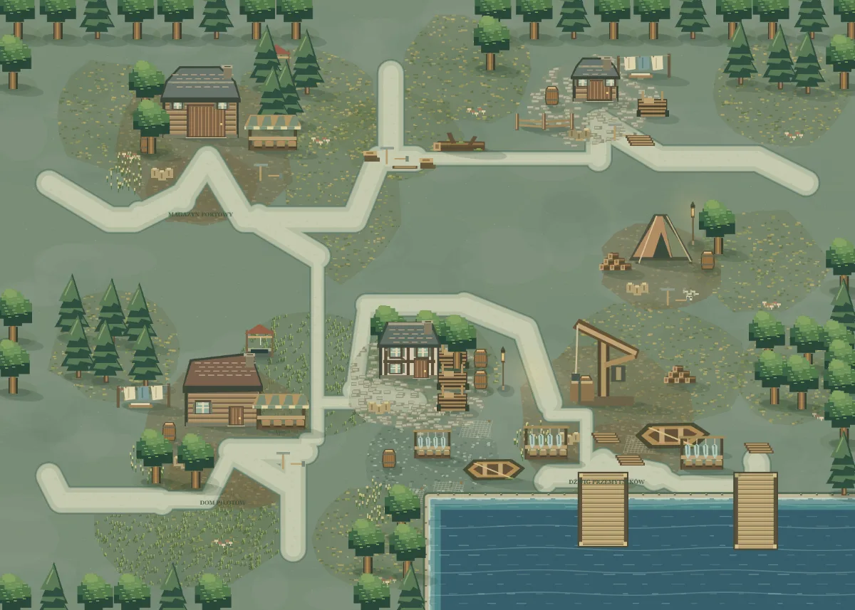 Mapa okolicy: Stare Doki
