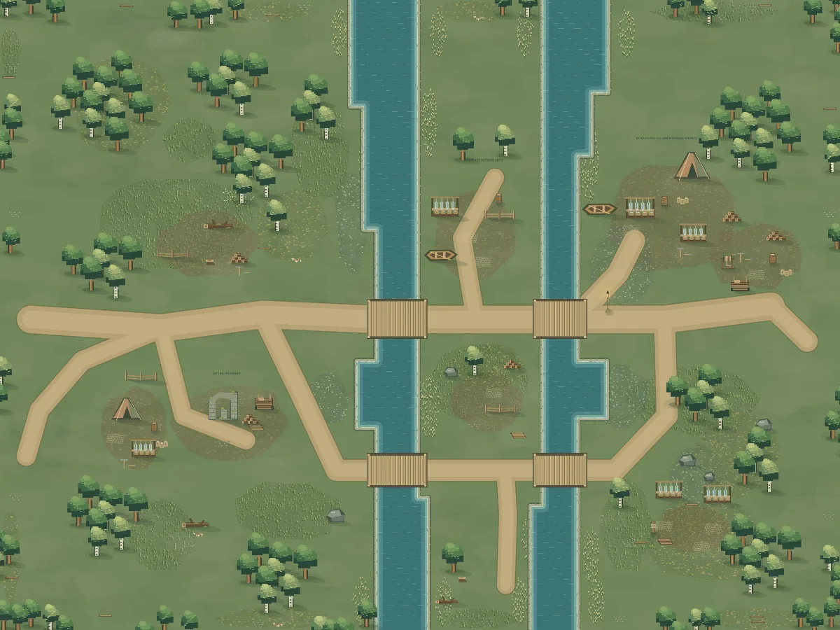 Mapa okolicy: Wyspy Plecionych Sieci