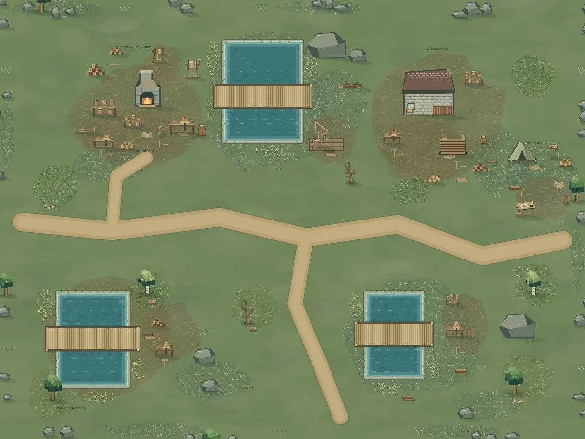 Mapa okolicy: Glinianki Wagi Polnej