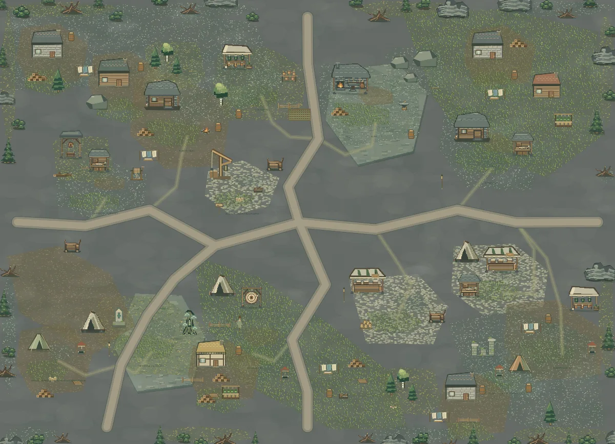 Mapa okolicy: Osada Pod Groniem
