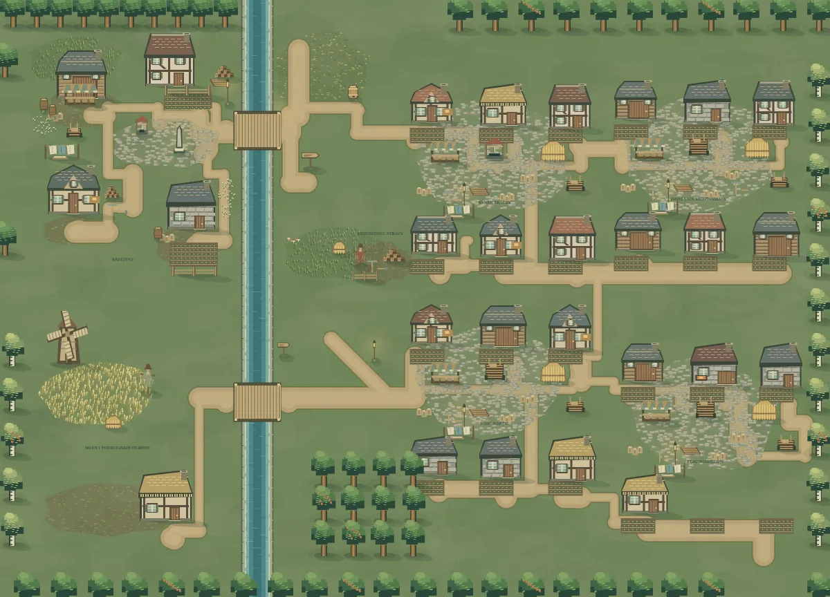 Mapa okolicy: Osada Brzeziny