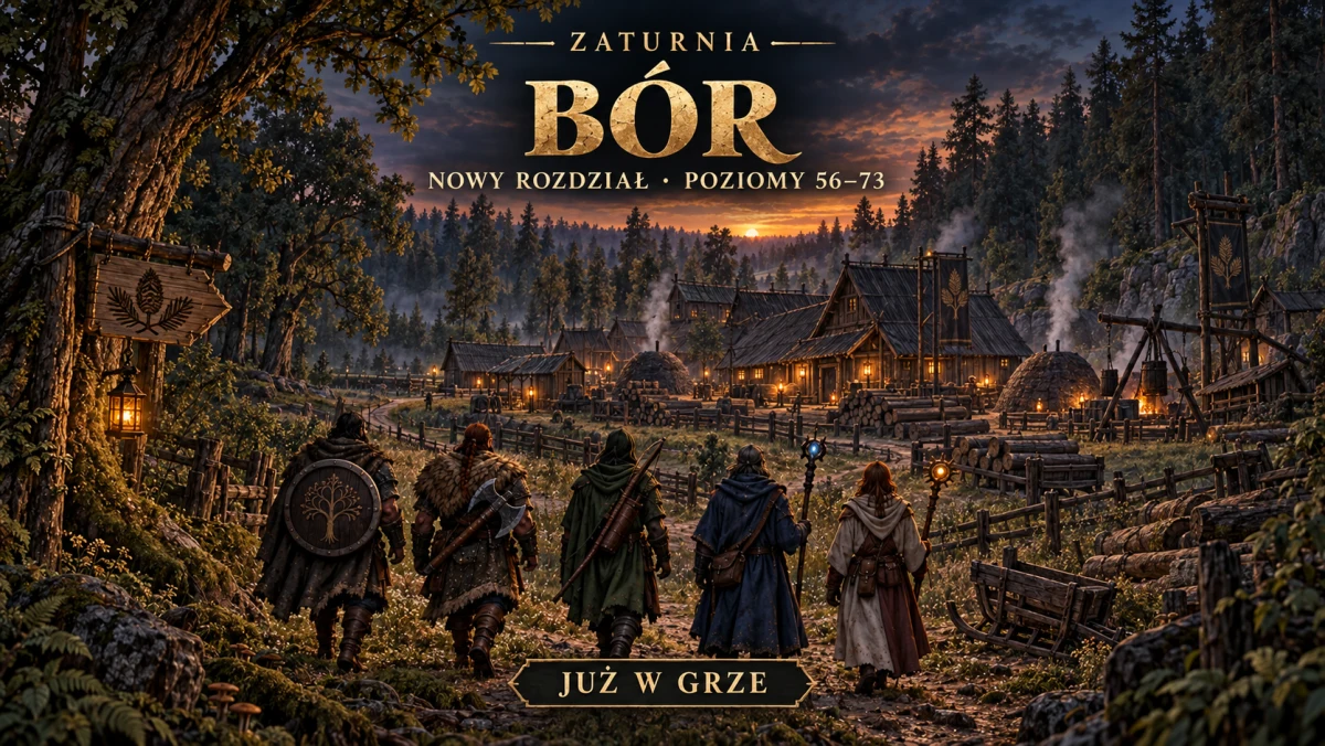 Bór — leśny szlak i Osada Smolnych Dachów